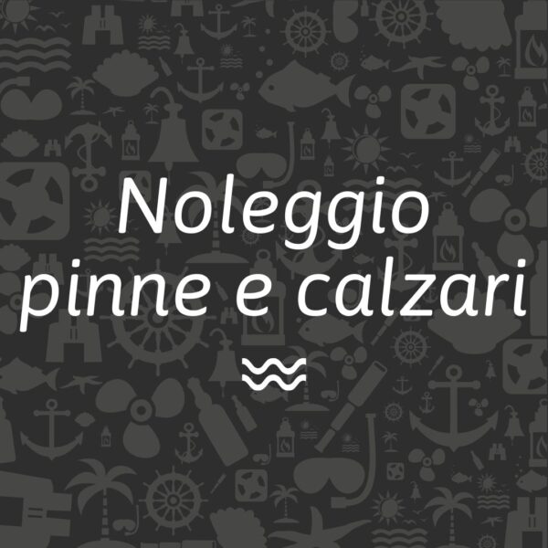 Noleggio pinne e calzari