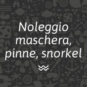 noleggio maschera pinne snorkel