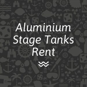 Aluminium Stage Tanks Rent s40 - s80 - 7LT