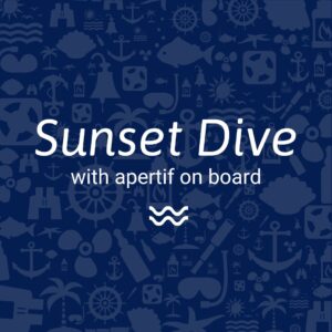 Sunset dive with aperitif on board
