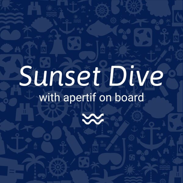 Sunset dive with aperitif on board