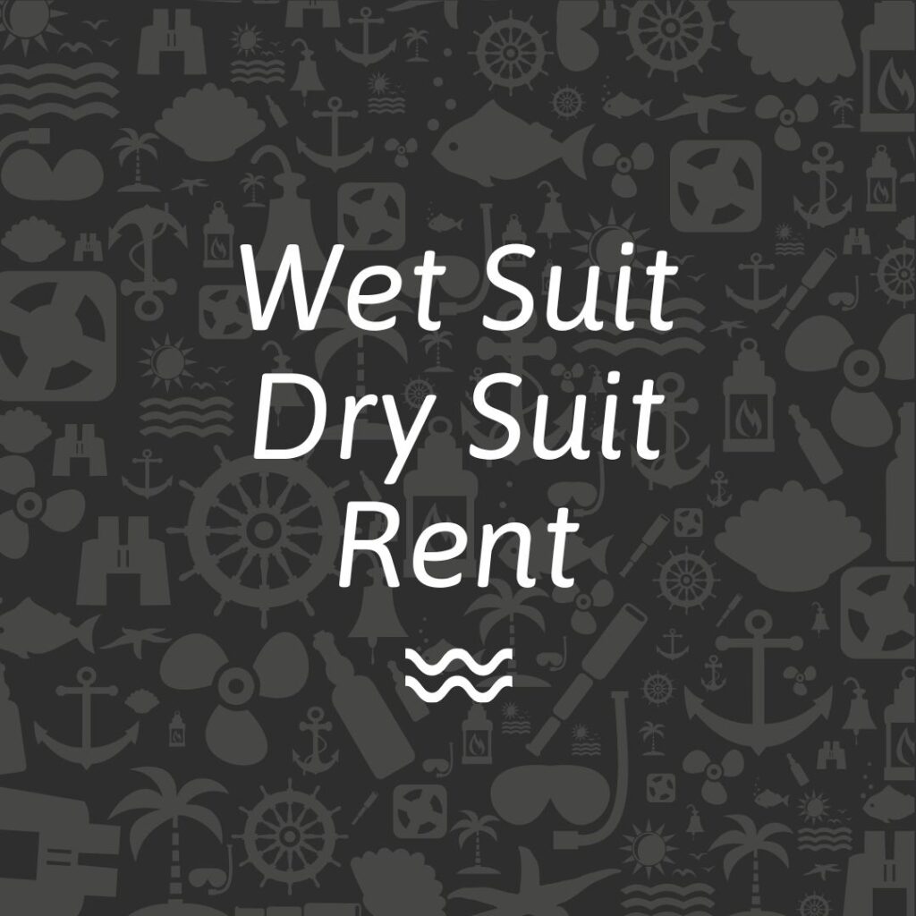 Wet Suit / Dry Suit Rent Argentario Divers diving equipment