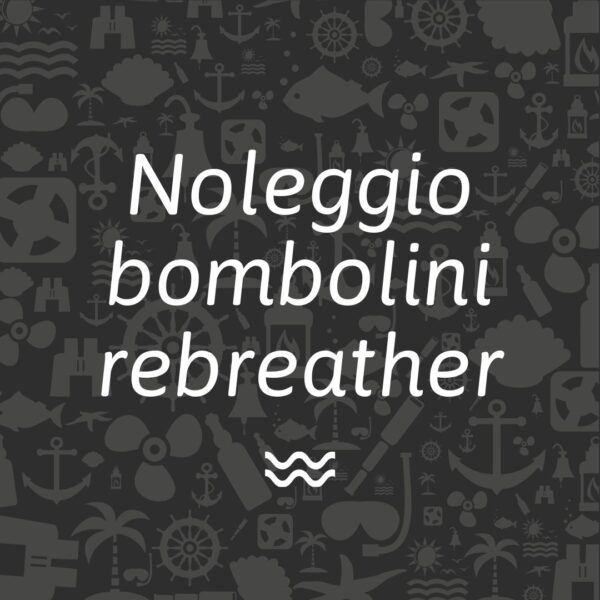 Noleggio bombolini rebreather