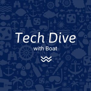 tech dive with boat